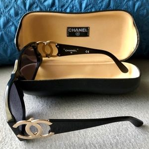 Chanel Vintage Sunglasses with large CC logo